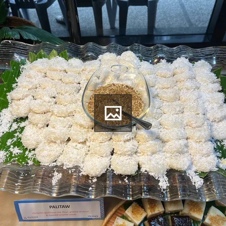 Palitaw Dessert Platter