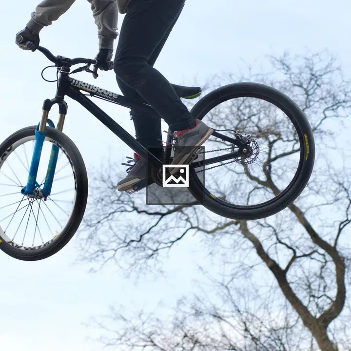 BMX rider performing tricks
