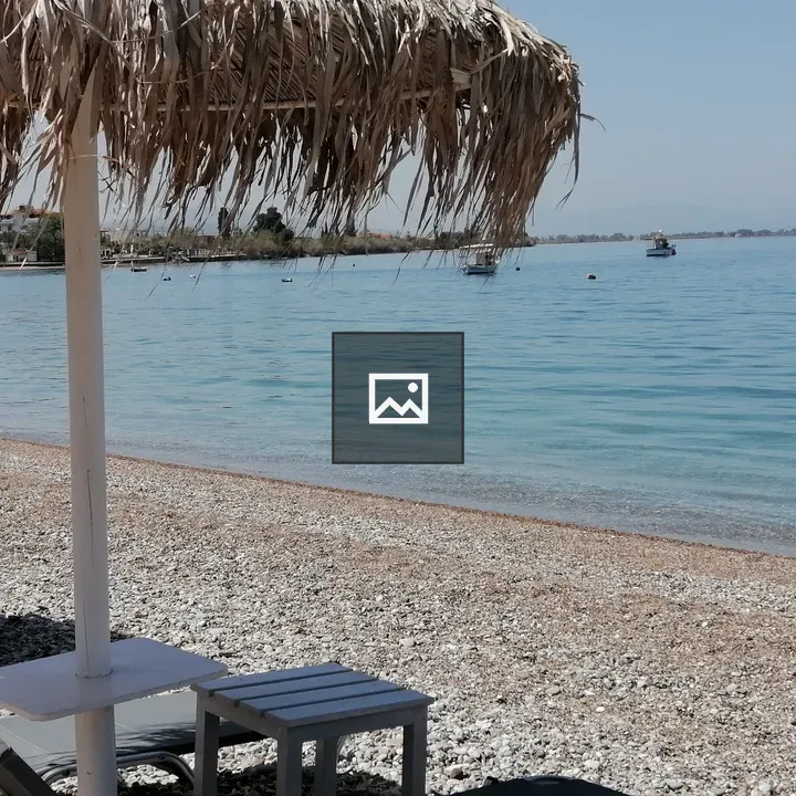 Beach scene in Greece