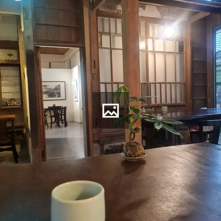 Small cup on table in interior