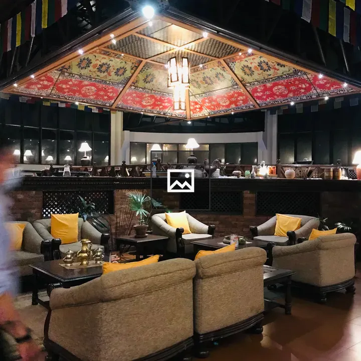 Interior design of the restaurant