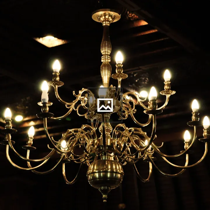 Vintage brass chandelier