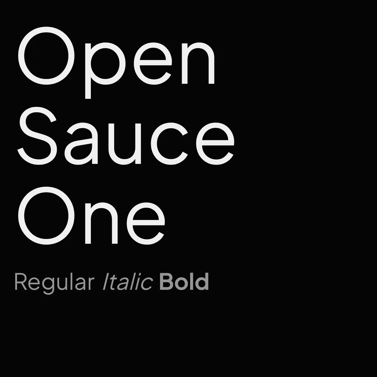 Open Sauce One