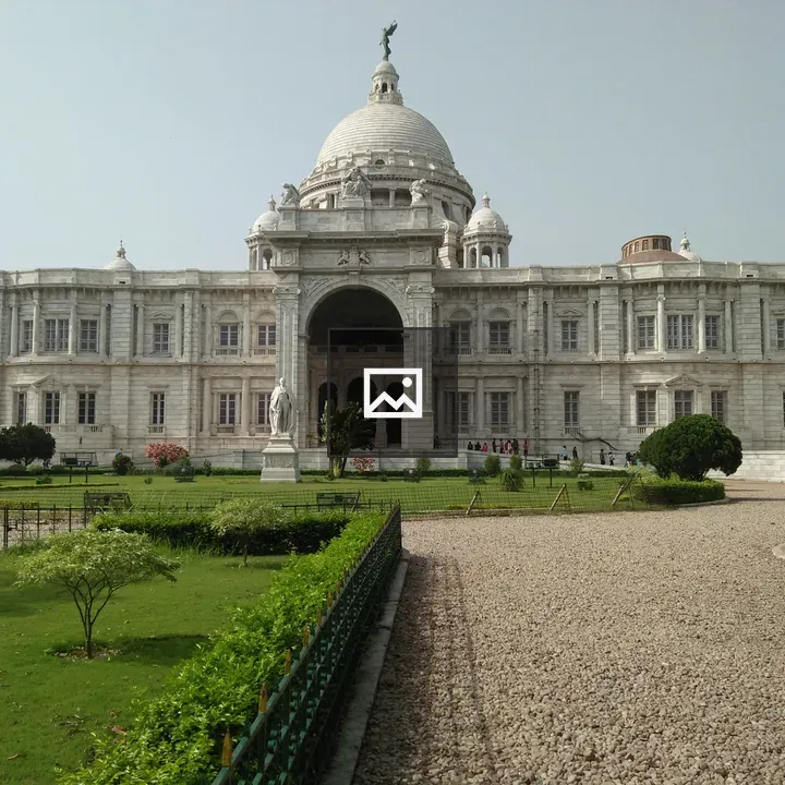 Green and White Architecture scene