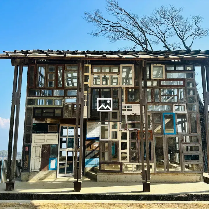 Glass-windowed house in Nagarkot