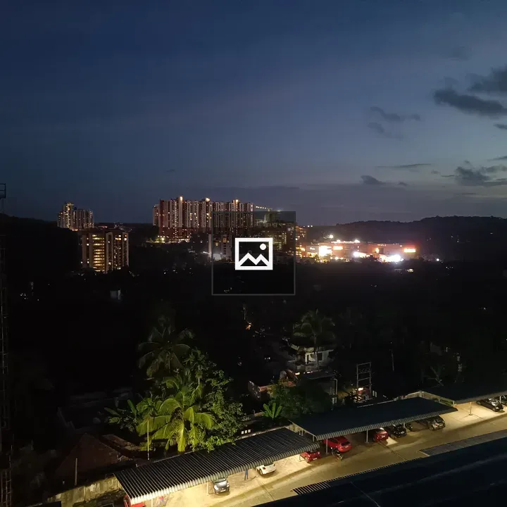 Night city skyline