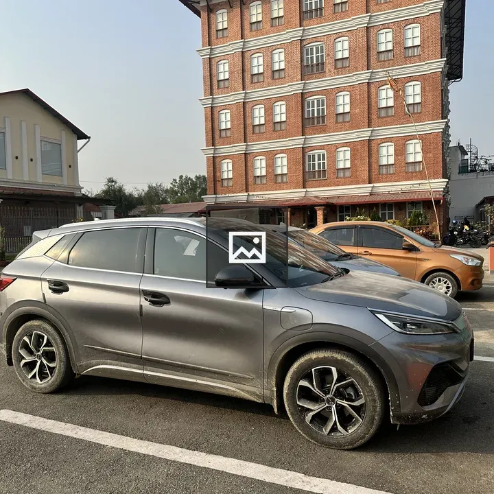 Grey SUV on Street