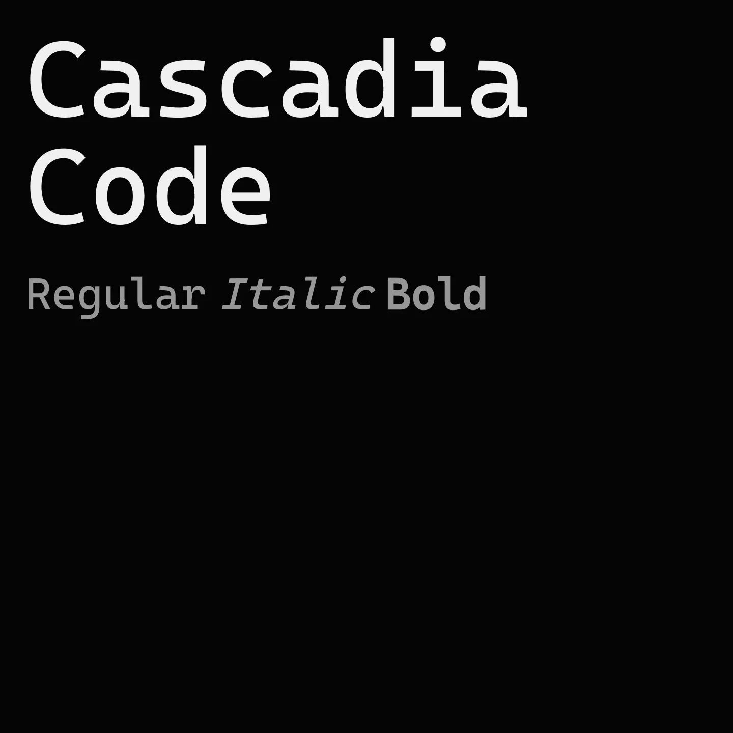 Cascadia Code