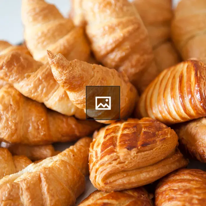 Croissants and Pastries close-up