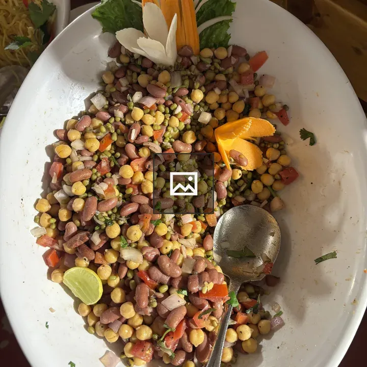 Salad in White Serving Dish