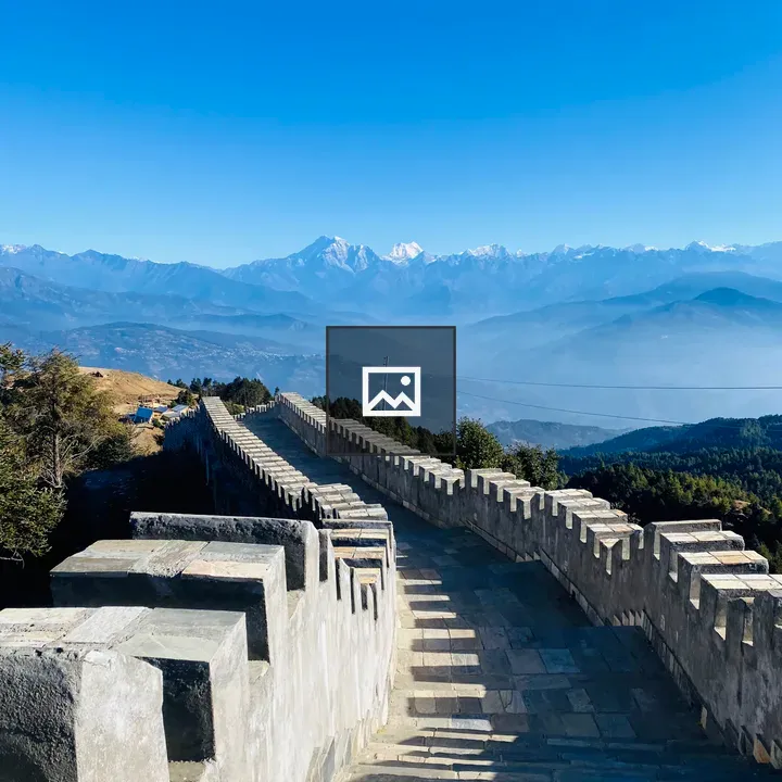Stone Pathway by Fortified Wall