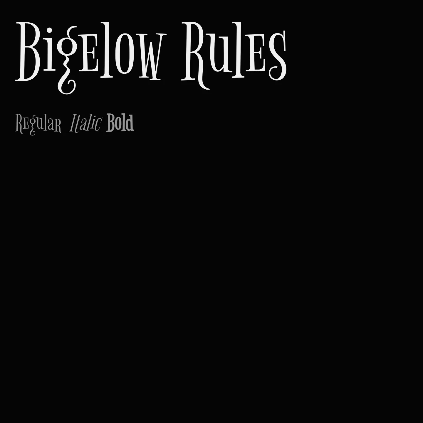 Bigelow Rules
