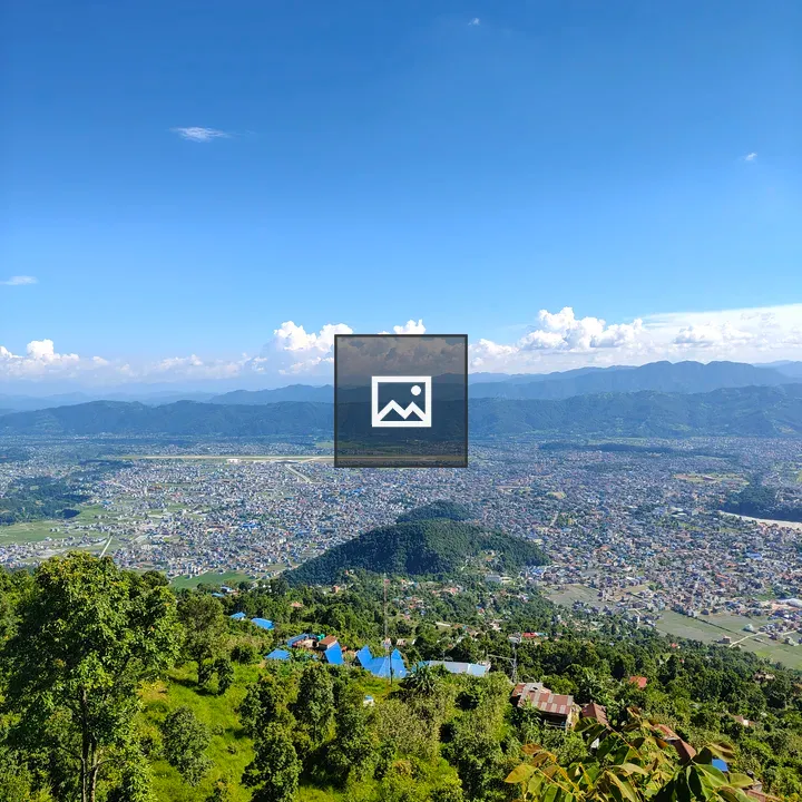 Panoramic Landscape from High Vantage Point