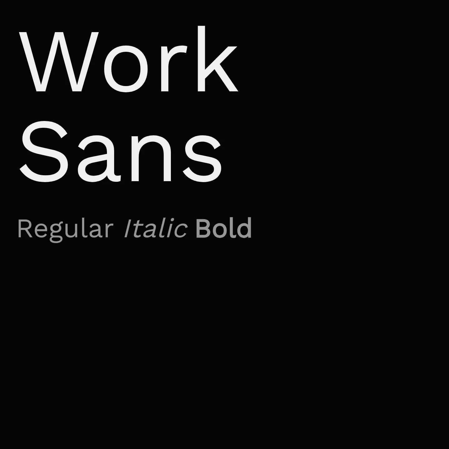 Work Sans