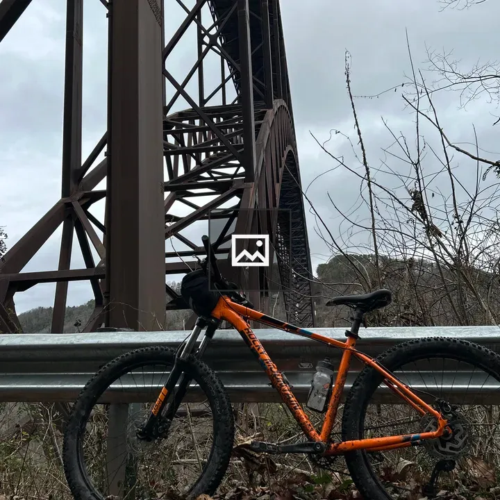 Mountain bike on Fayette Station Road