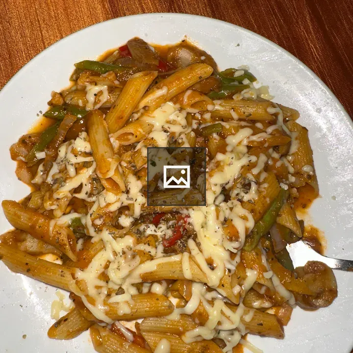 Penne Pasta on Plate