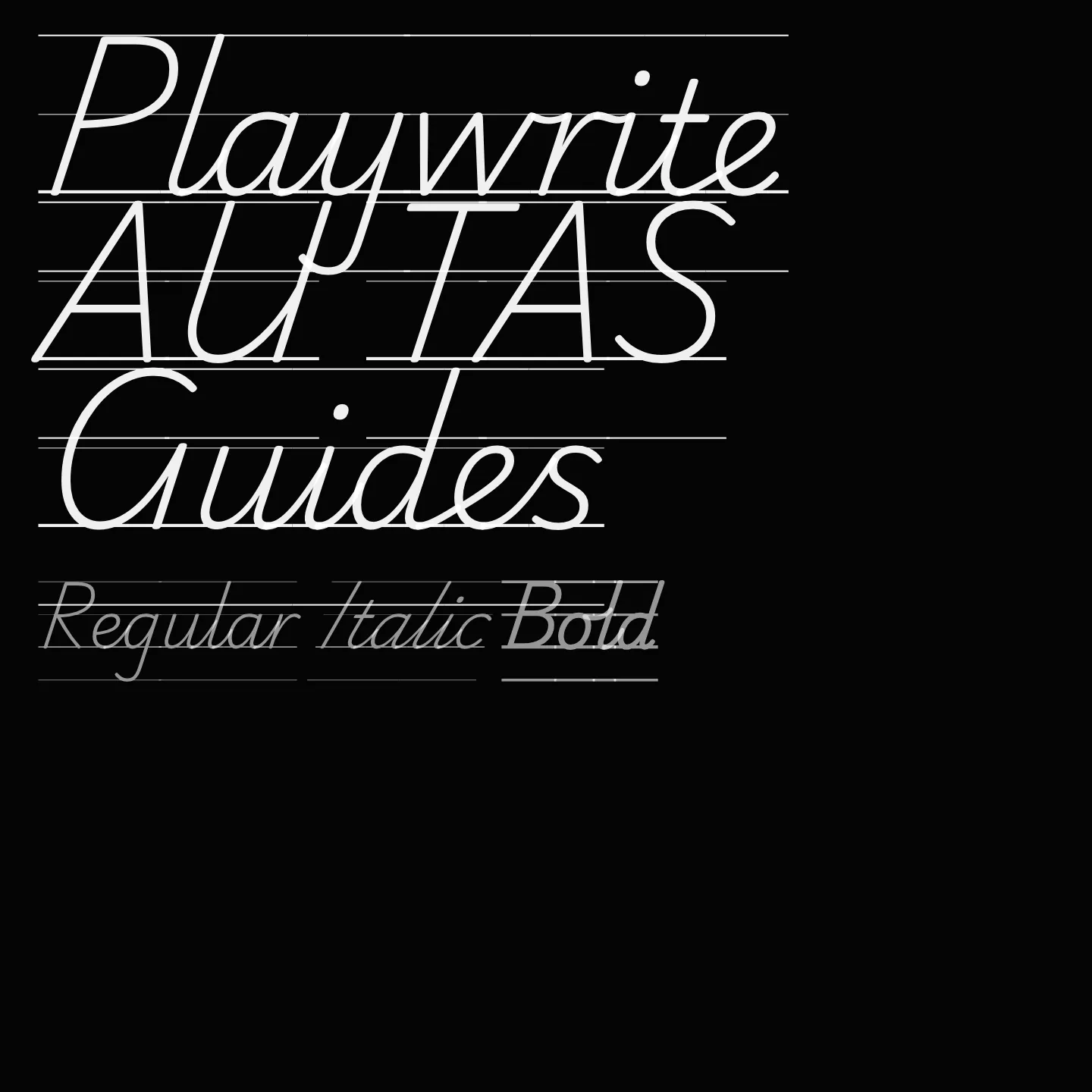 Playwrite AU TAS Guides