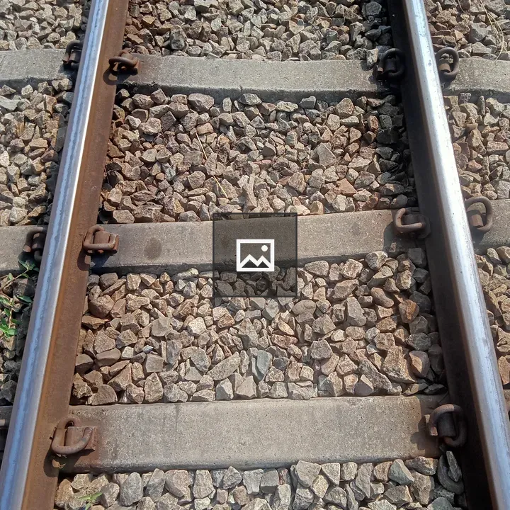 Railway Track with Pebble Base