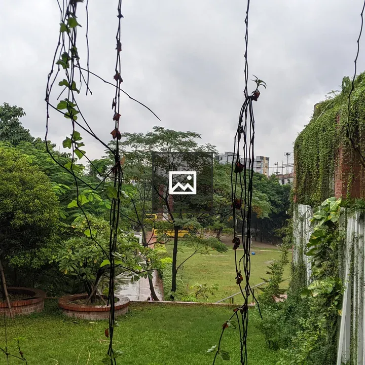 Garden with Red Brick Walls