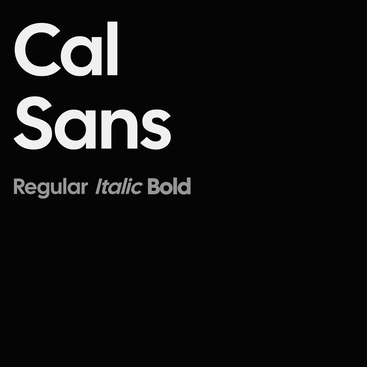 Cal Sans