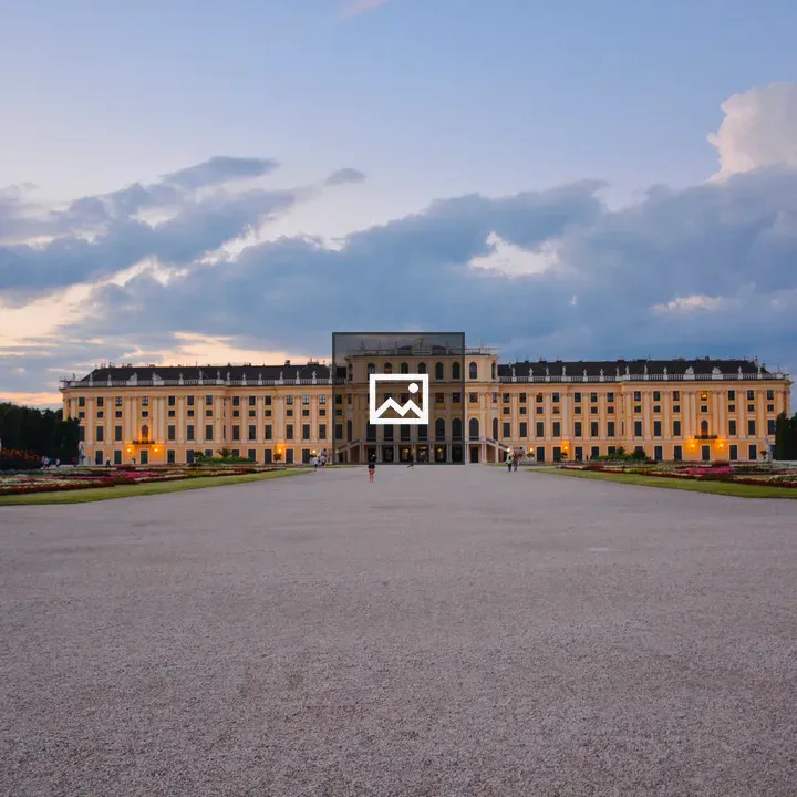 Evening View of Schönbrunn Palace