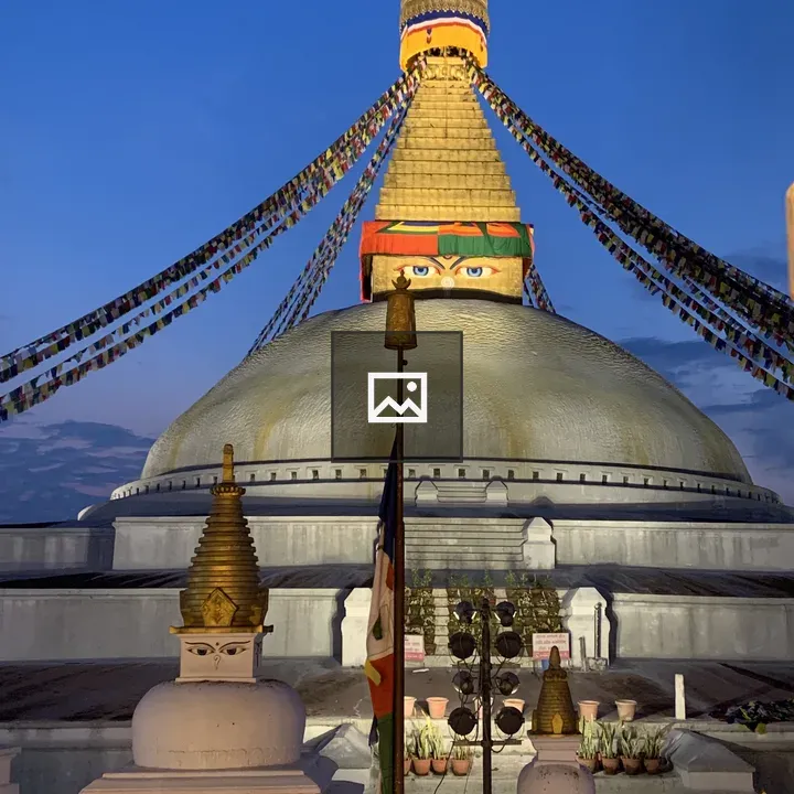 Boudhanath Stupa Night View