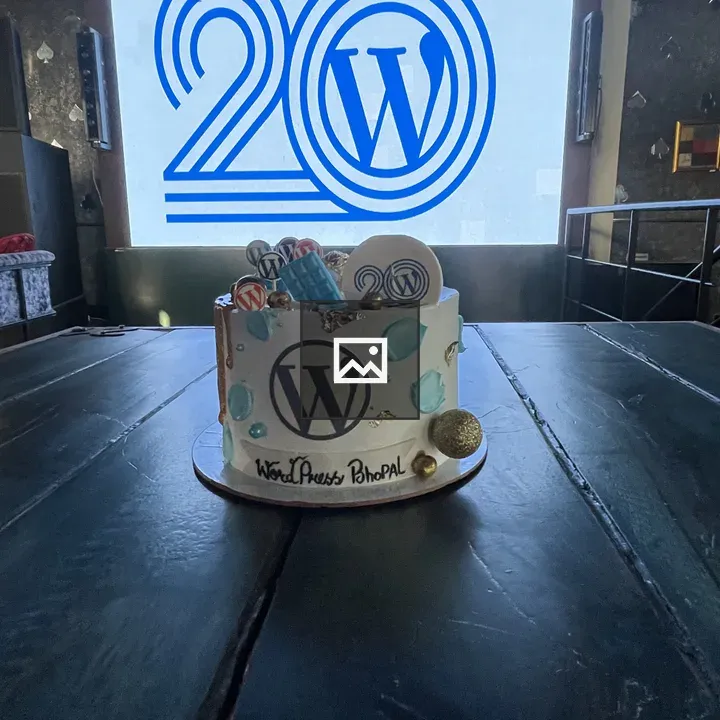 WordPress 20th Anniversary Cake