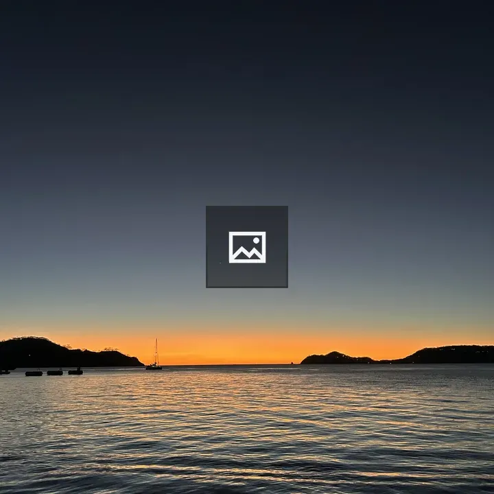 Calm Ocean Bay at Dusk