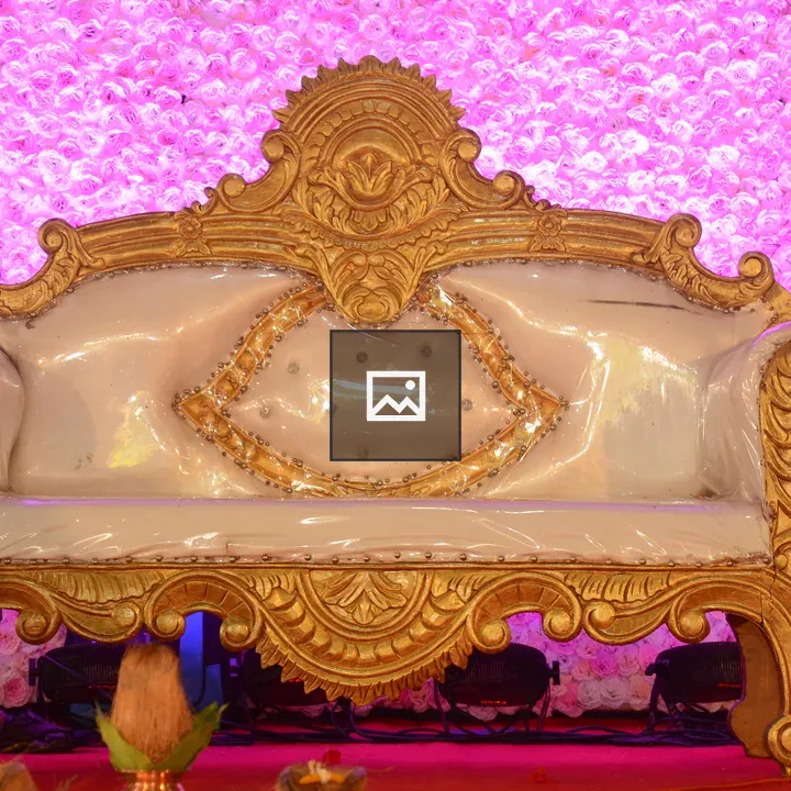 Wedding chair for bride and groom