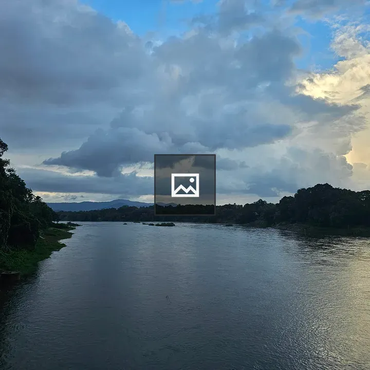 Evening river along Periyar