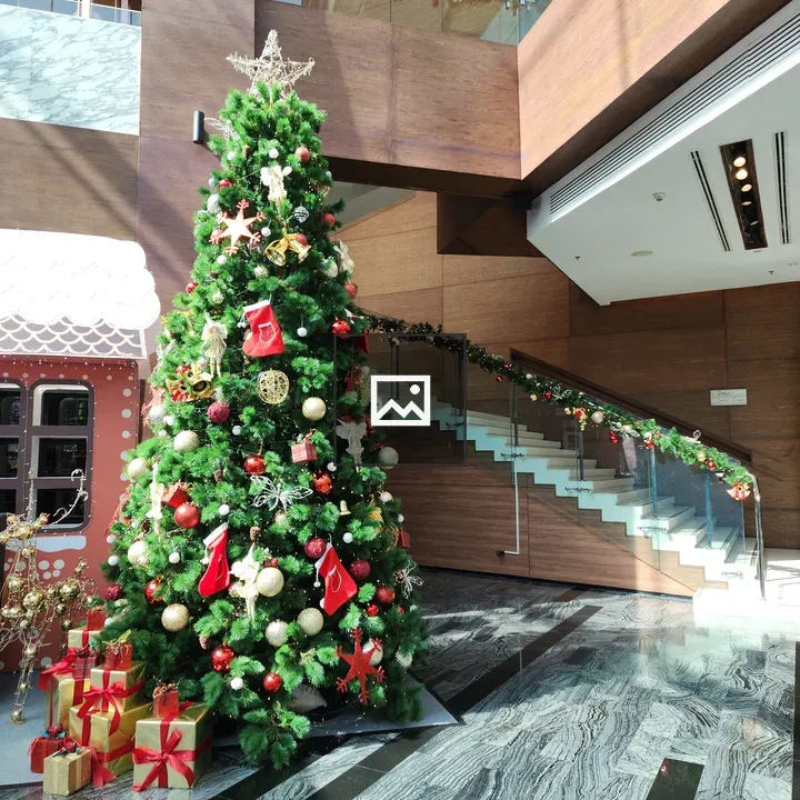 Oh Christmas tree art installation