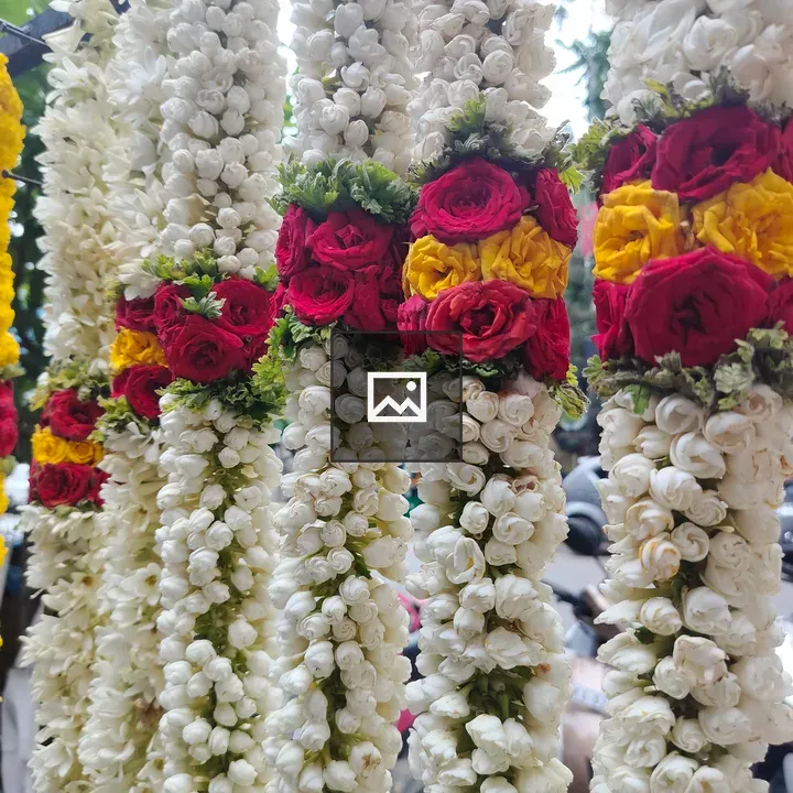 Garlands in Indian market