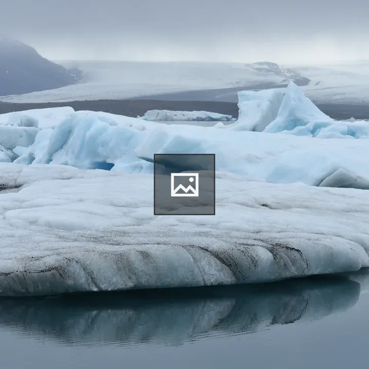 Glacier scene landscape
