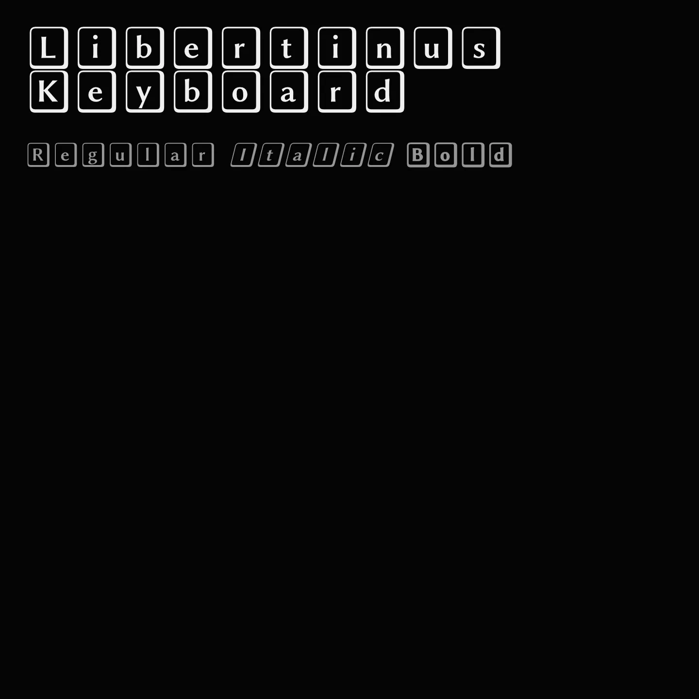 Libertinus Keyboard