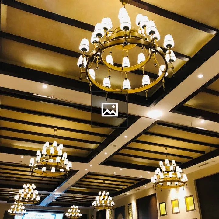 Lights in a conference room