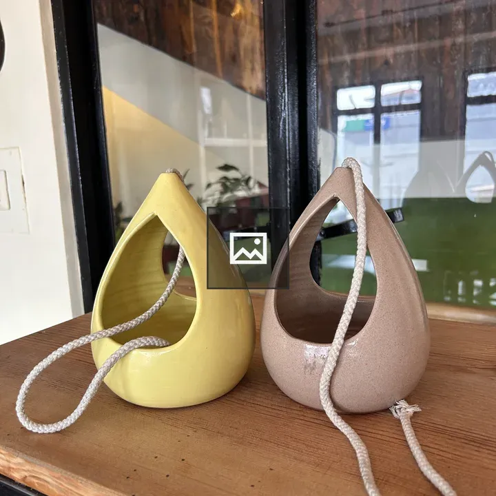 Two decorative ceramic vases