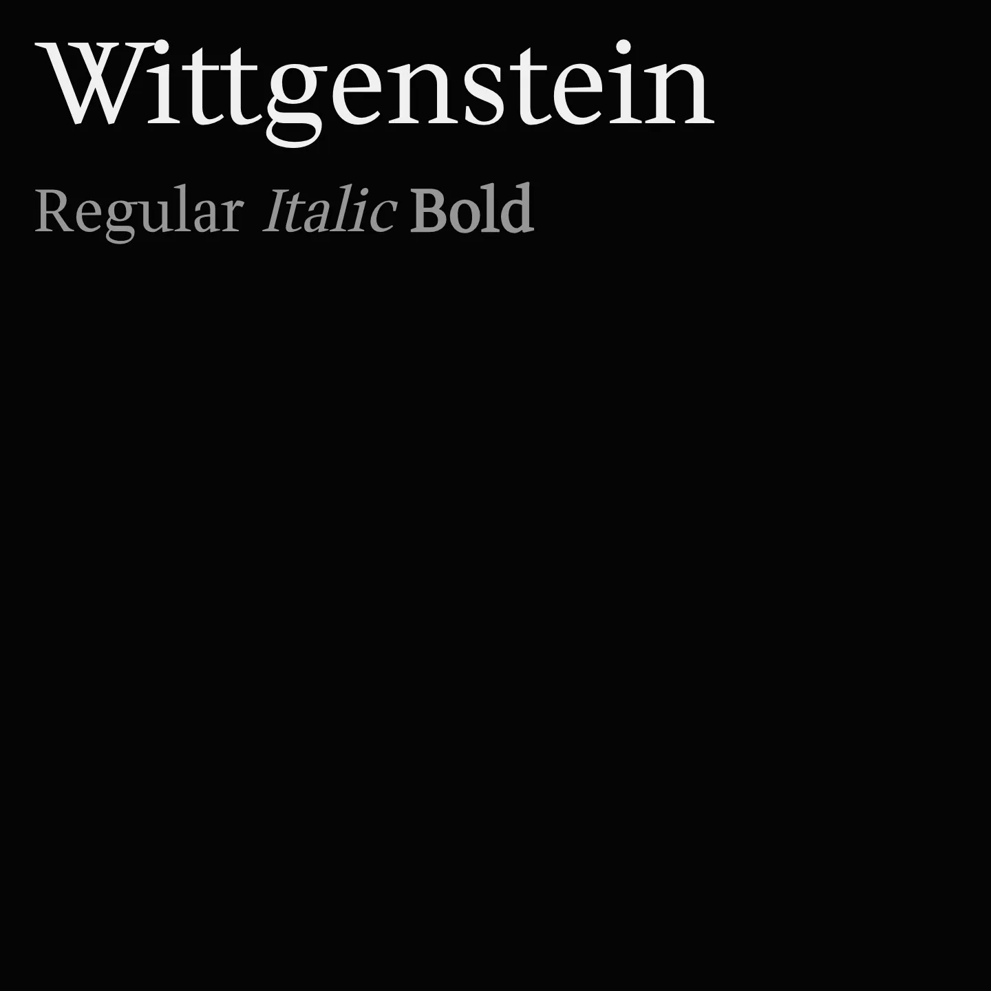 Wittgenstein