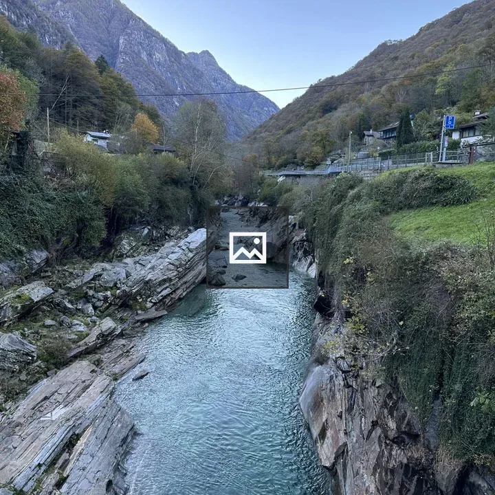 Verzasca River Gorge in Lavertezzo