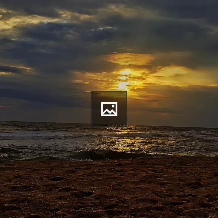 Sunset Beach Seascape