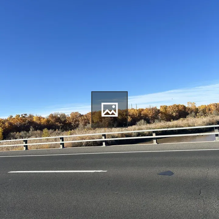 Road with White Lane Marking