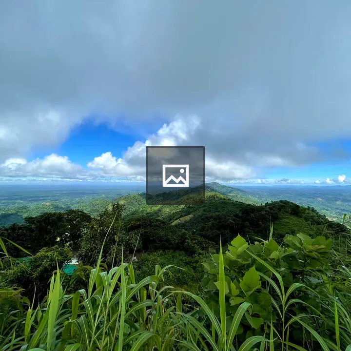 Bandarban landscape with mountains and sky