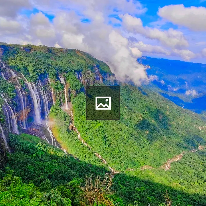 Seven Sisters Waterfall Scene