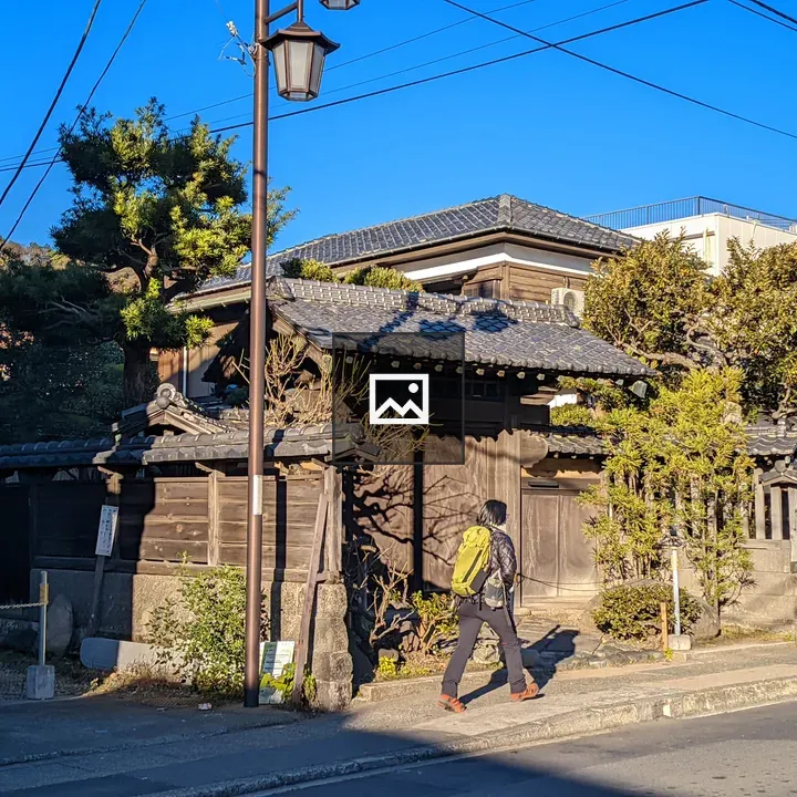 Local wooden traditional house in Kamakura
