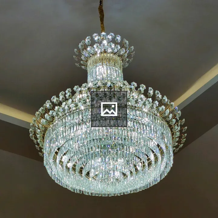 Chandelier with Crystal Tiers