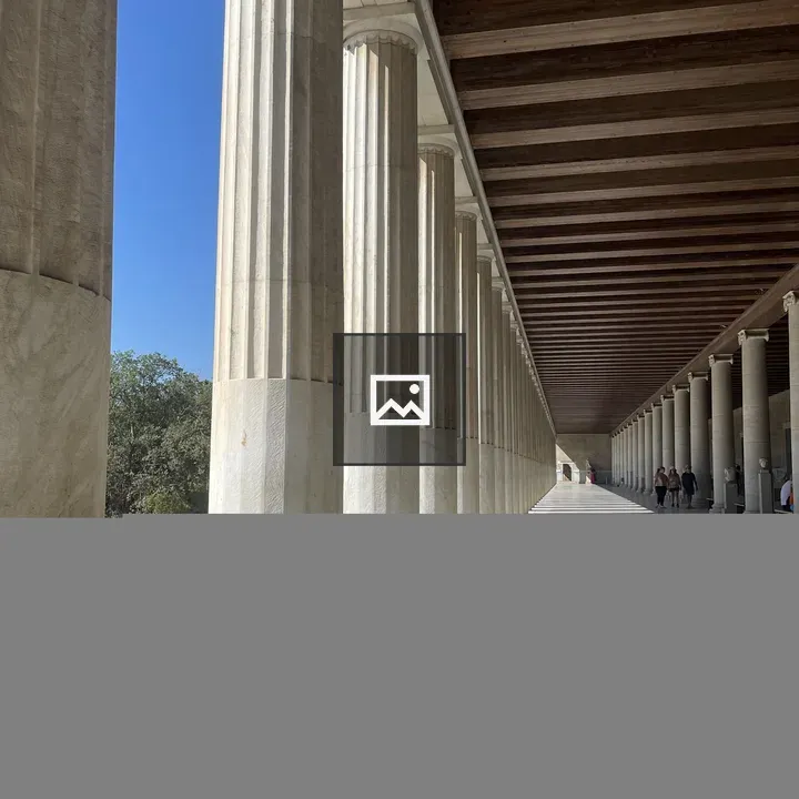 Pillars of the Museum of the Ancient Agora