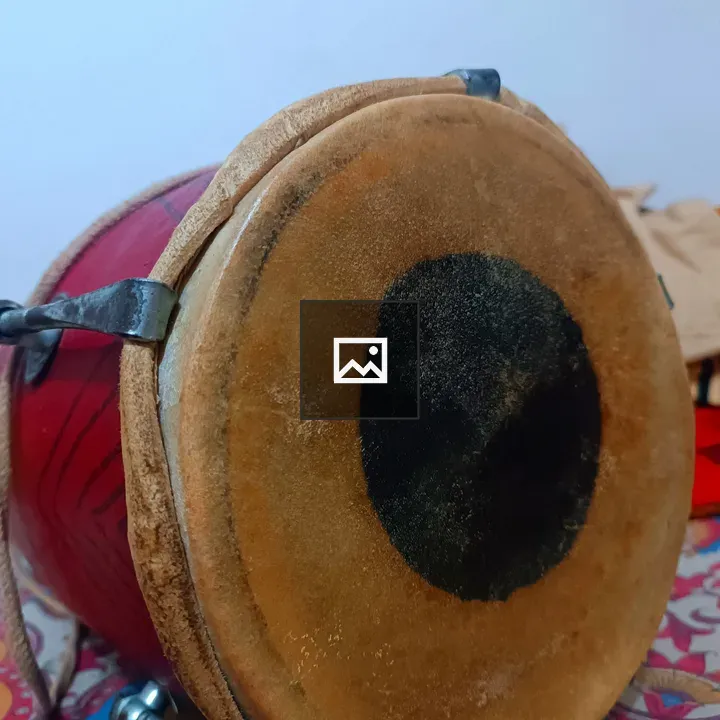 Two headed Indian hand drum