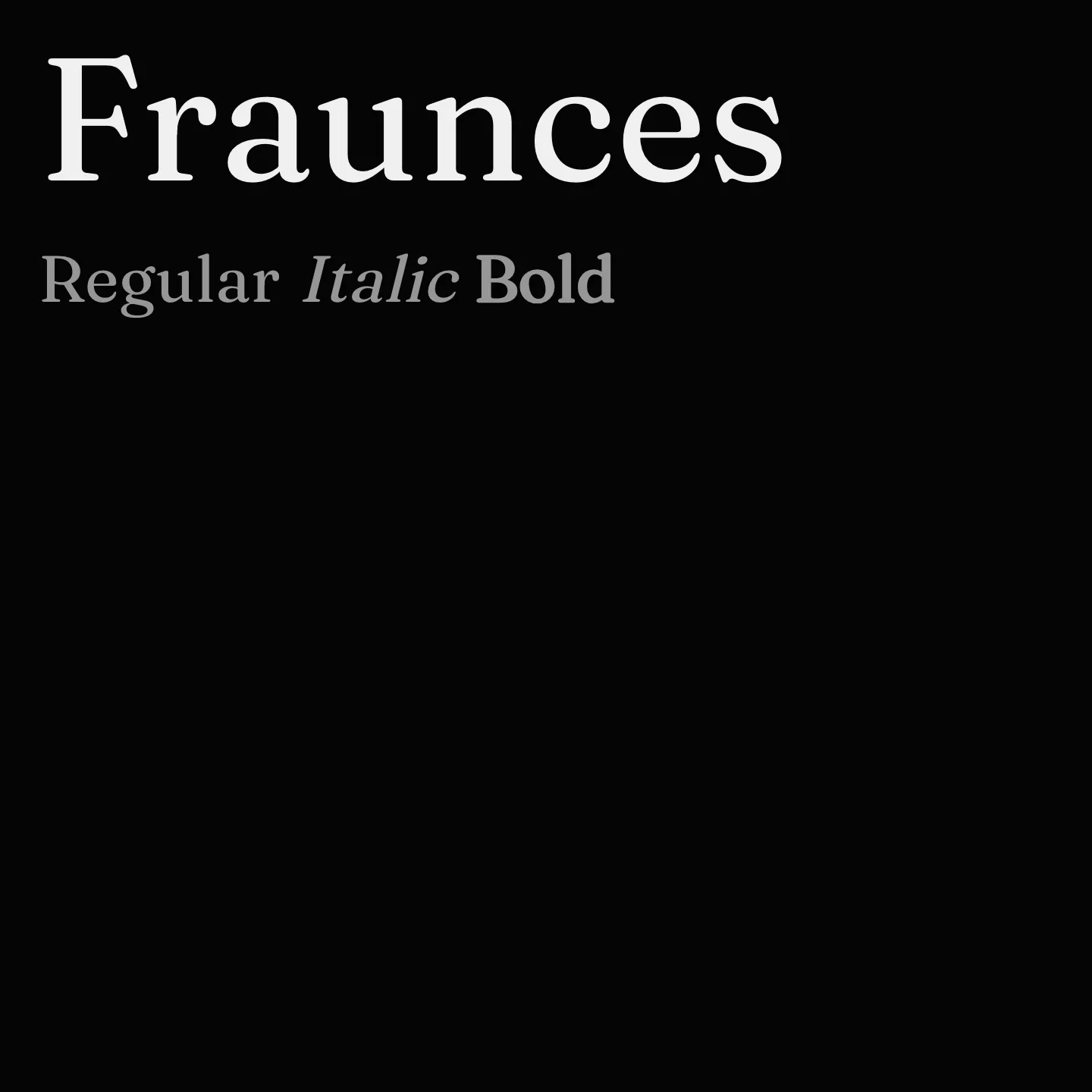 Fraunces