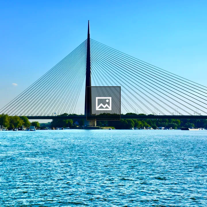 Ada Bridge at Dusk