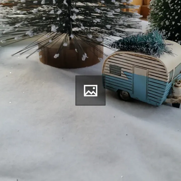 Miniature winter scene