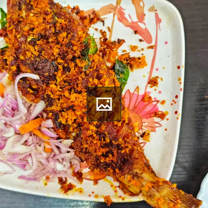 Fried Fish Plate with Vegetables